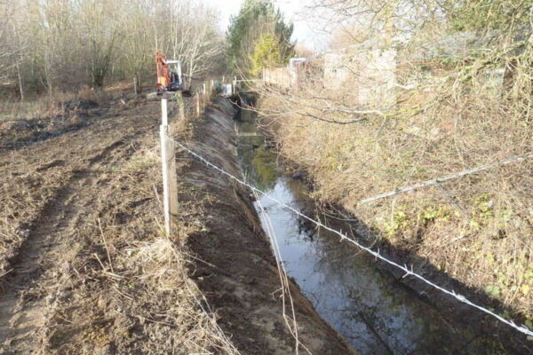 Septic tank installation