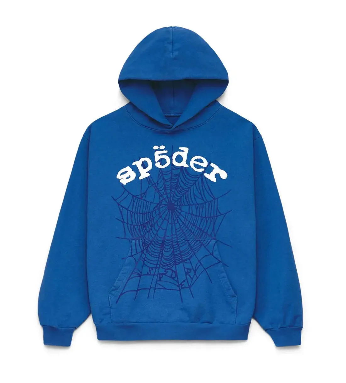 Blue Sp5der Hoodie outstanding quality