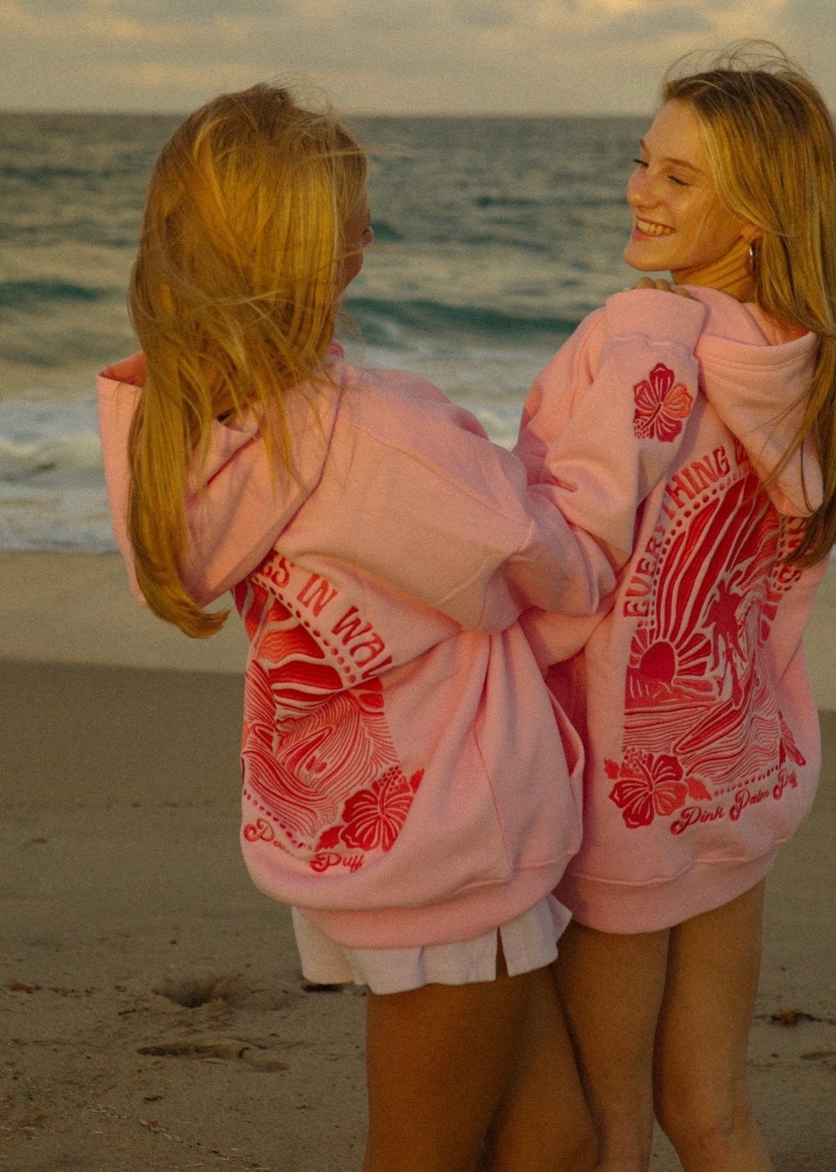 pink palm puff