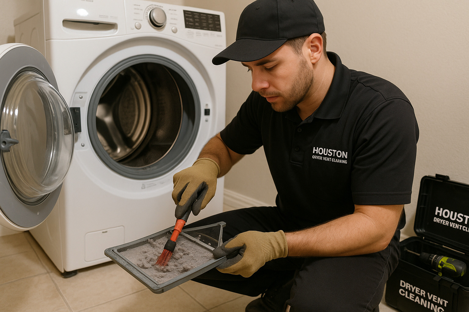 Cleaning Dryer Lint Trap