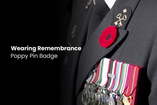Wearing Remembrance: When and How to Wear a Poppy Pin Badge Poppy Pin Badge