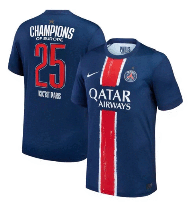 Dévoilement du design: à l’intérieur du maillot collector PSG Champion 2025