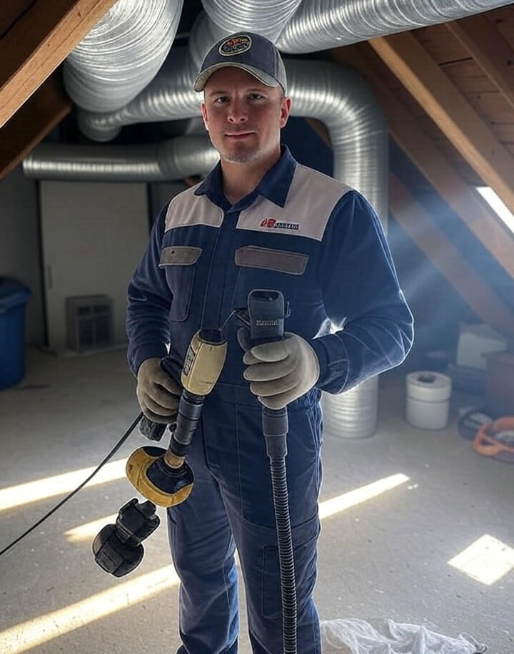 Negative Pressure Air Duct Cleaning