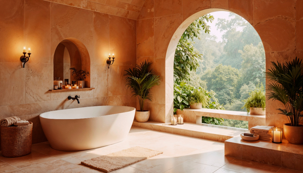 terracotta bathroom tiles